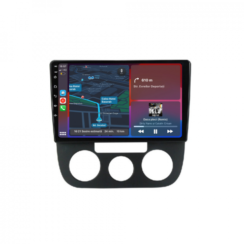 Golf 5 (2004-2009) - Navigatie Volkswagen Golf 5 (2004-2009) Jetta (2004-2009), Android, 1GB RAM 32GB, carplay / android auto,waze,youtube