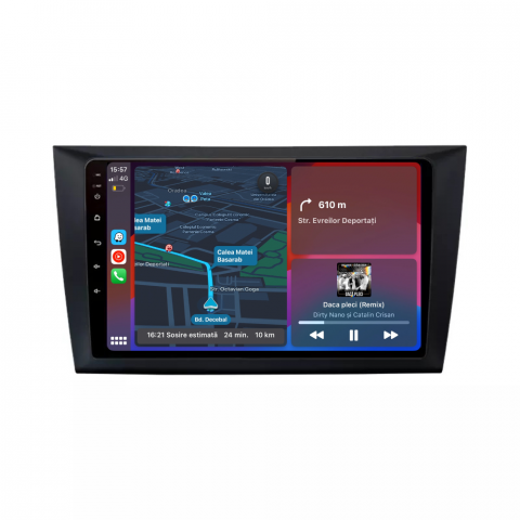 Golf 6 (2009-2012) - Navigatie Volkswagen Golf 6 2009-2012, Android 12, 1GB RAM 32GB, google maps, youtube, wifi, waze, bluetooth