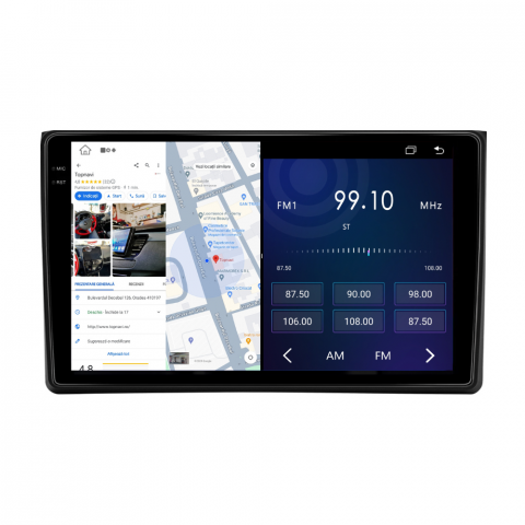 Navigatie Audi a4 b6, a4 b7, seat exeo, Android 13,Ecran 2K, 4GB RAM 64GB, Octa Core, carplay /android auto [9]