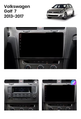 Navigatie Volkswagen Golf 7, Android 12, 1GB RAM 32GB, google maps, youtube, wifi, waze, bluetooth [2]