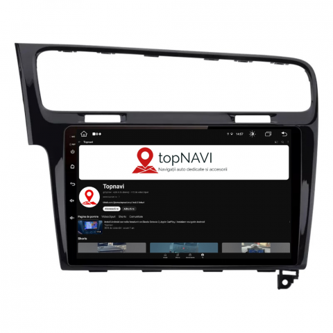 Navigatie Volkswagen Golf 7, Android 12, 1GB RAM 32GB, google maps, youtube, wifi, waze, bluetooth [1]