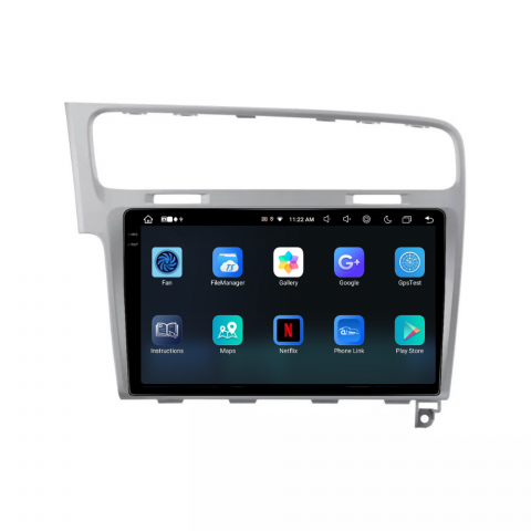 Navigatie Volkswagen Golf 7 (2012-2017), Android, Ecran 10 inch, 4GB RAM 64GB,, 8-core argintiu [1]