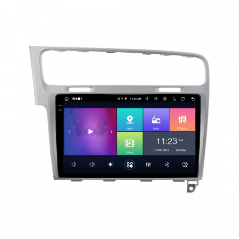 Navigatie Volkswagen Golf 7 (2012-2017), Android, Ecran 10 inch, 4GB RAM 64GB,, 8-core argintiu [2]