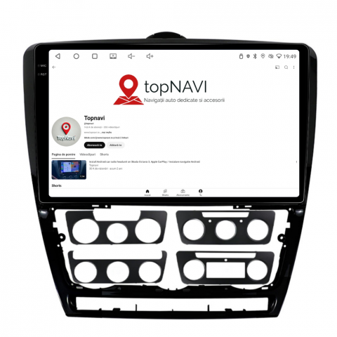 Navigatie Skoda Octavia 2 (2008-2013), Android, Ecran 10 inch, 6GB RAM 128GB, 8-core [3]