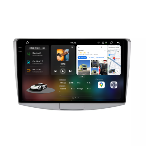 Passat B6 (2005-2010) - Navigatie Volkswagen Passat B6 (2004-2014), Android, Ecran 10 inch 2K, 12GB RAM 256GB, 8-core