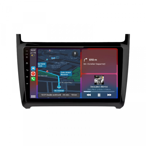Polo V (2009-2017) - Navigatie Volkswagen Polo 2009-2017, Ecran 9 inch, 1GB RAM 32GB