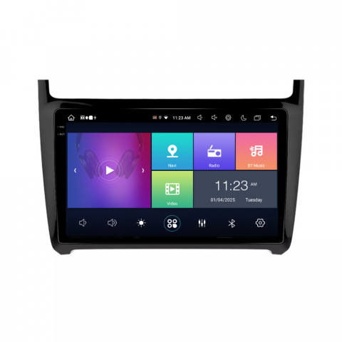 Navigatie auto dedicata - Navigatie Volkswagen Polo (2009-2017), Android, Ecran 2K, 4GB RAM 64GB, 8-core