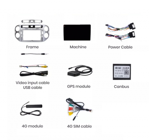 Navigatie Volkswagen Tiguan (2006-2016), Android, Ecran 9 inch, 4GB RAM 64GB, 8-core [8]