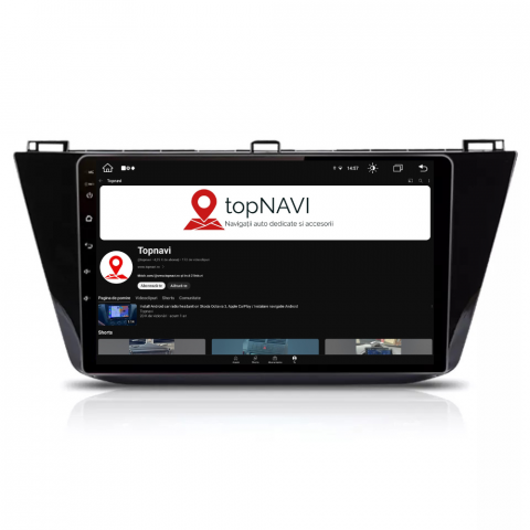 Navigatie Volkswagen Tiguan 2016-2020, android 12, 1GB RAM, 32GB wifi, waze, youtube, google maps, bluetooth [1]