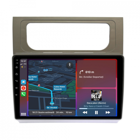 Touran 2 (2011-2015) - Navigatie Volkswagen Touran 2 (2011-2015) Android 12, 1GB RAM 32GB, google maps, youtube, wifi, waze, bluetooth