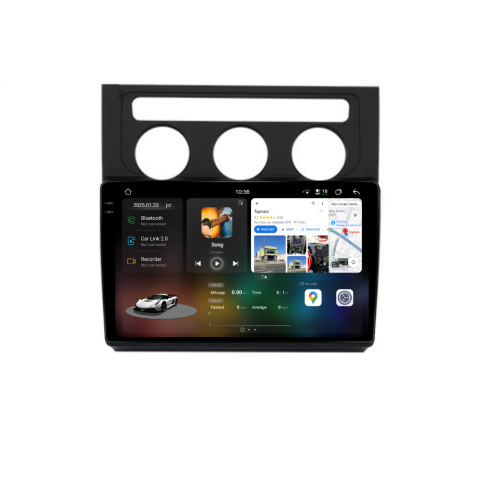 Navigatie auto dedicata - Navigatie Volkswagen Touran (2003-2010), Android, Ecran 10 inch 2K, 12GB RAM 256GB, 8-core