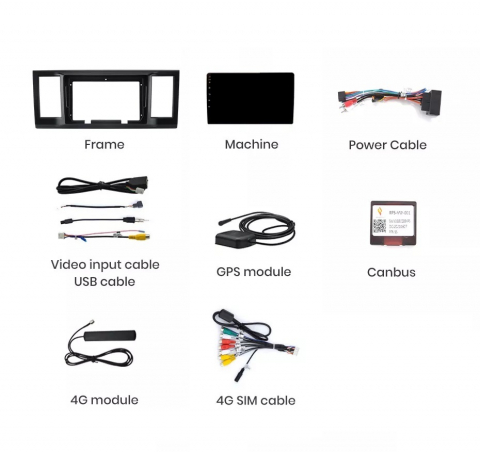 Navigatie Volkswagen Transporter (2016-2020), Android, Ecran 9 inch, 4GB RAM 64GB, 8-core [8]