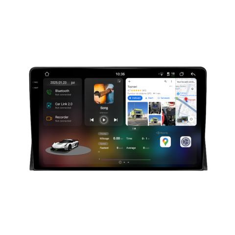 Transporter/Caravelle/Multivan T5 (2003-2016) - Navigatie Volkswagen Transporter T5 (2008-2015), Android, Ecran 9 inch 2K, 12GB RAM 256GB, 8-core