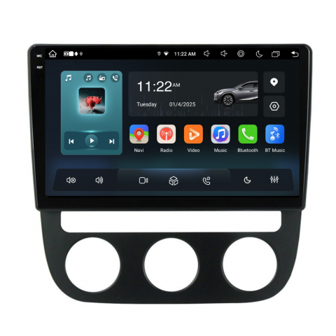 Navigatie Volkswagen Golf 5 (2004-2009), Android, Ecran 10 inch, 4GB RAM 64GB, 8-core [4]