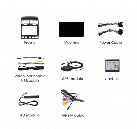 Navigatie Volkswagen Touareg (2002-2010), Android, Ecran 10 inch, 8GB RAM 256GB [11]