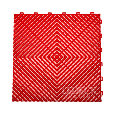 Pardoseala modulara garaj 0.96mp, grosime 1.8, 40x40cm, rosu [1]