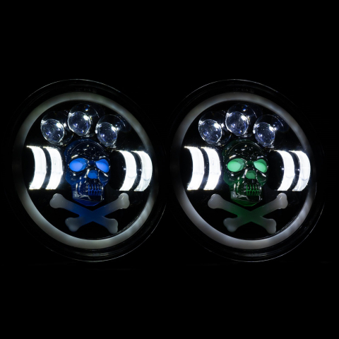 Proiector LED offroad ATV SSV, cu multiple moduri de iluminare [1]