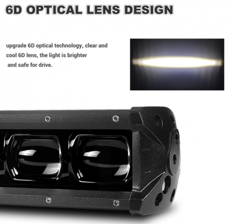 Proiector Ledbar Offroad 60W 6D 12V-24V, 6480 Lumeni, 37 cm [3]