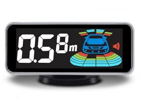 Senzori parcare fata spate cu temporizare cu 8 senzori si display LCD [5]