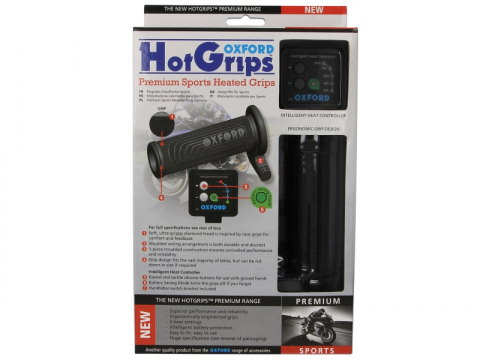 Mansoane incalzite ATV - Set mansoane manere incalzite ATV Oxford HotGrips Premium Sports