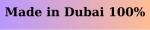 MADE IN DUBAI 100%