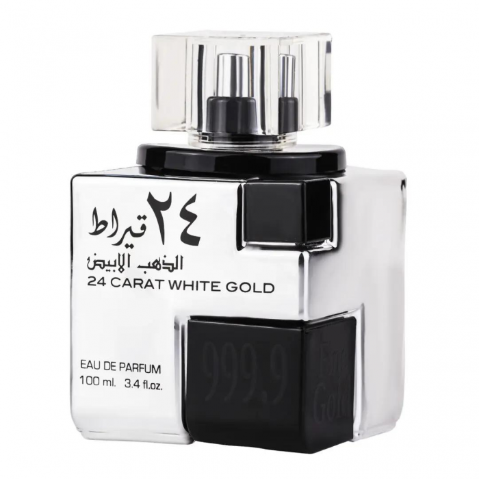 24 Carat White Gold 100ml - Apa de Parfum, barbati [3]