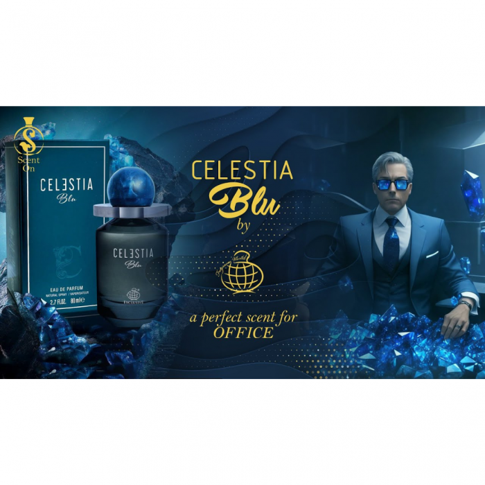 Celestia Blu 80ml - Apa de Parfum, barbati [8]
