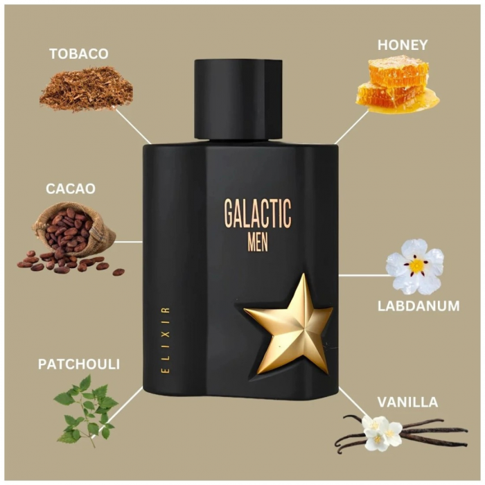 Galactic Men Elixir 100ml - Apa de Parfum, barbati [4]