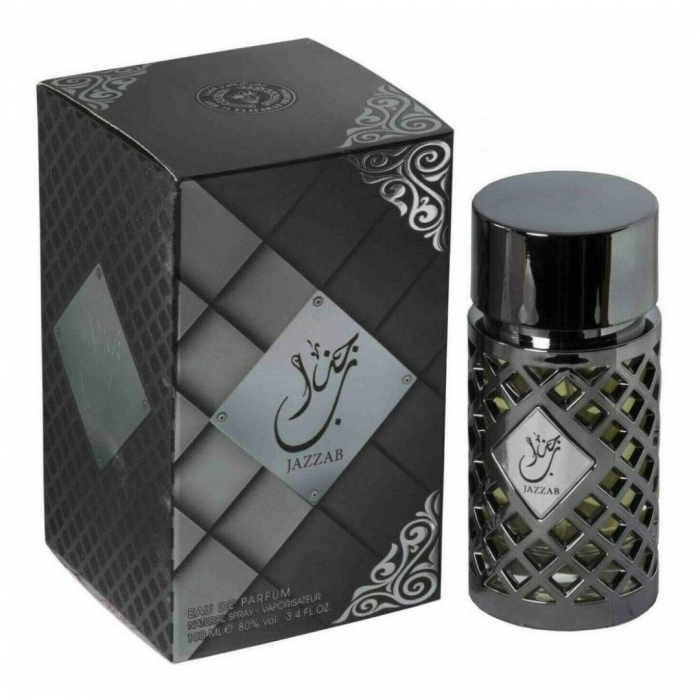 Jazzab Silver 100ml, Apa de Parfum, barbati [3]