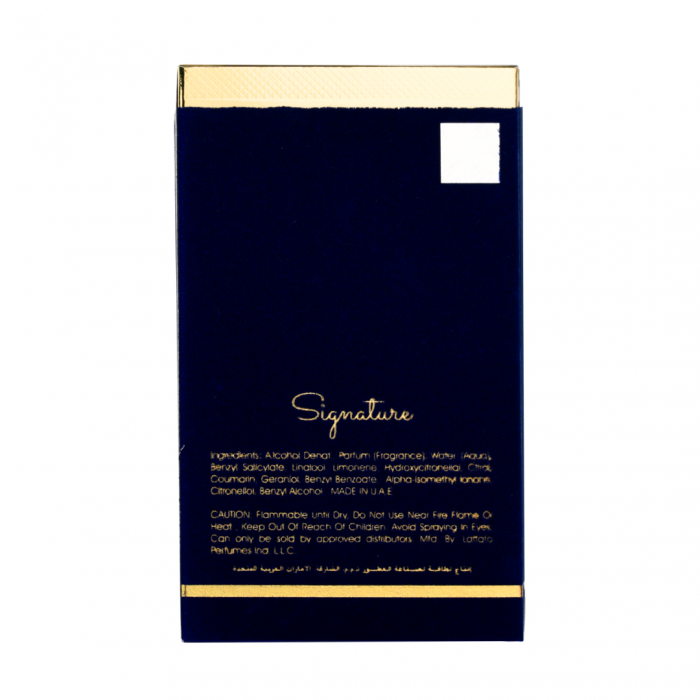 Signature Blue 100ml - Apa de Parfum, barbati [4]