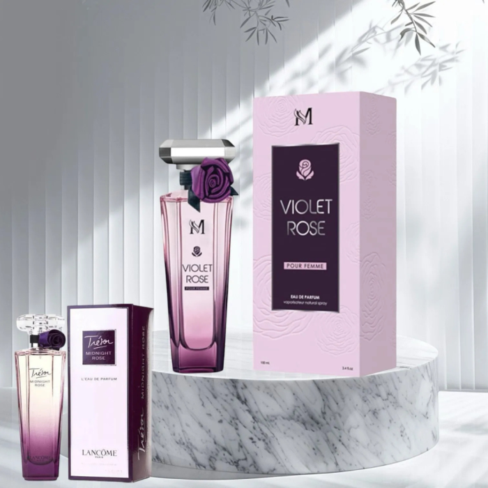 Violet Rose 100ml - Apa de Parfum, dama| Inspirat din Lancome Tresor Midnight Rose [2]