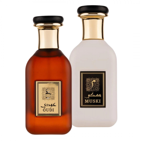 Pachete FEMEI - Pachet 2 parfumuri persistente: Oudi 100ml + Muski 100ml
