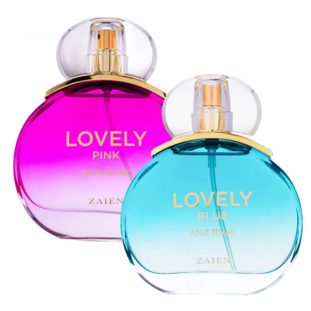 Pachete FEMEI - Pachet 2 parfumuri dama: Lovely Blue 100ml + Lovely Pink 100ml