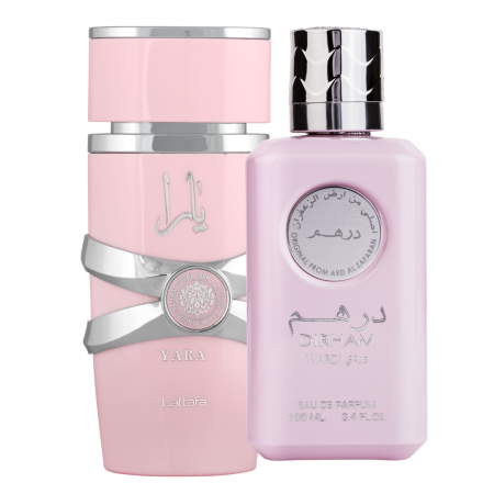 Pachete FEMEI - Pachet 2 parfumuri femei 100ml: Yara + Dirham Wardi