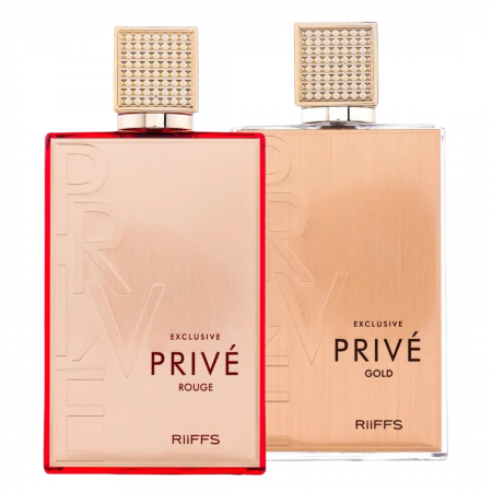 Seturi Parfumuri - Pachet 2 parfumuri premium Prive Rouge Exclusive 80ml + Prive Gold Exclusive 80ml