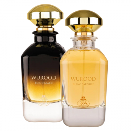 Pachete FEMEI - Pachet 2 parfumuri unisex: Wurood Bois D'arabie 100ml + Wurood Blanc Sapphire 100ml
