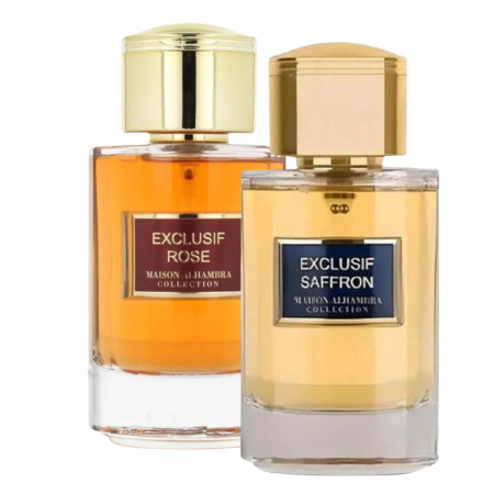 Seturi Parfumuri - Pachet 2 parfumuri: Exclusif Rose 100ml + Exclusif Saffron 100ml