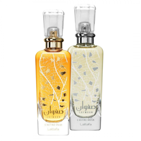 Pachete BARBATI - Pachet 2 parfumuri: Safwaan L'autre Oud 100ml + Safwaan L'autre Musk 100ml