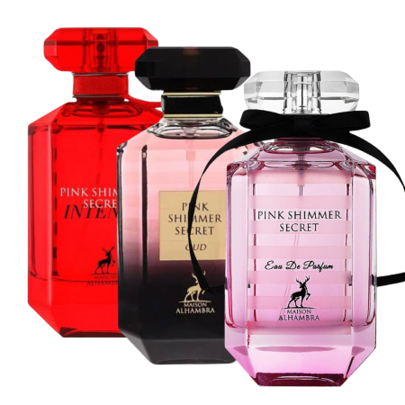 Pachete FEMEI - Pachet 3 parfumuri dama Pink Shimmer Secret