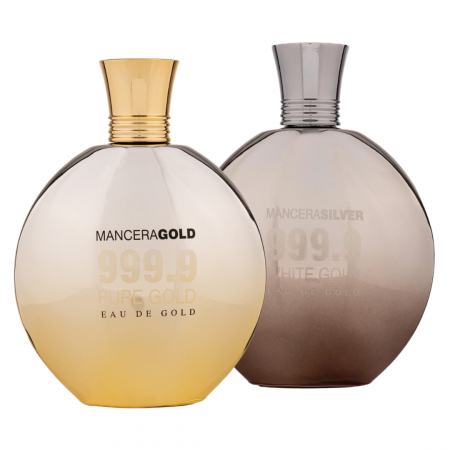 Pachete FEMEI - Pachet 2 parfumuri Mancera Gold 999.9: Pure Gold 100ml + White Gold 100ml