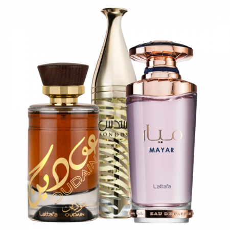 Seturi si Pachete - Pachet 3 parfumuri: Oudain 100ml + Sondos 100ml + Mayar 100ml