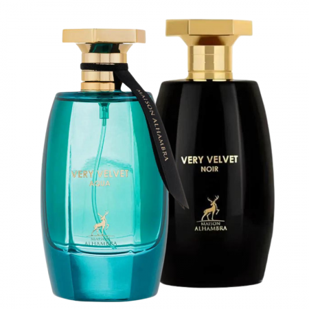 Seturi Parfumuri - Pachet 2 parfumuri dama: Very Velvet Aqua 100ml + Very Velvet Noir 100ml
