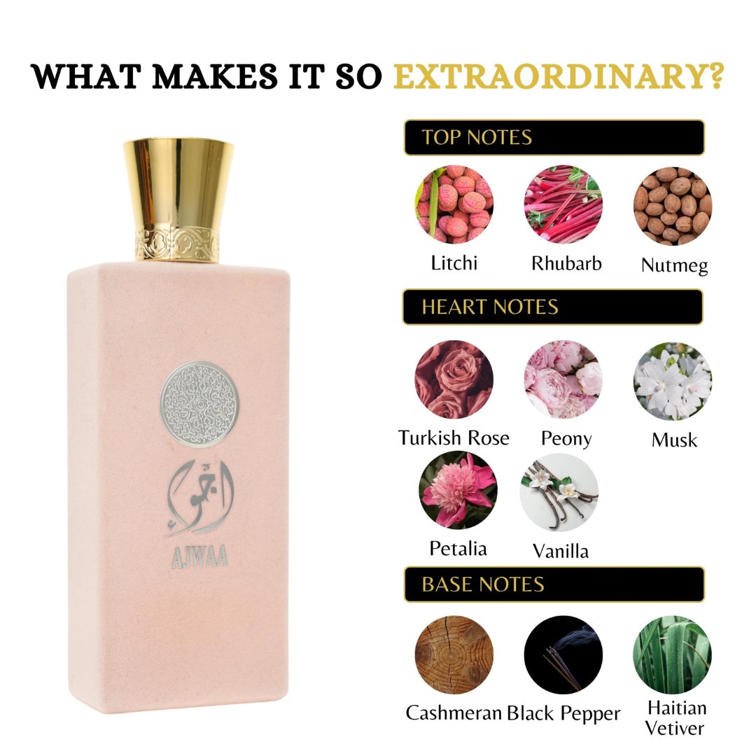 Pachet 2 parfumuri dama: Ajwaa Murakaz 100ml + Ajwaa Roses 100ml [1]