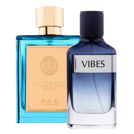 Seturi Parfumuri - Pachet 2 parfumuri barbati: Valorous Heroes 100ml + Vibes 100ml