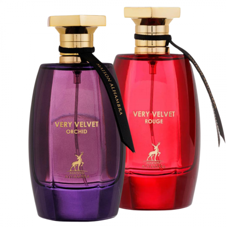 Lichidare de stoc - Pachet 2 parfumuri dama VERY VELVET: Orchid 100ml + Rouge 100ml