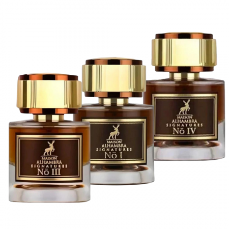 Seturi Parfumuri - Pachet 3 parfumuri Signatures: No.1 50ml + No.3 50ml + No.4 50ml