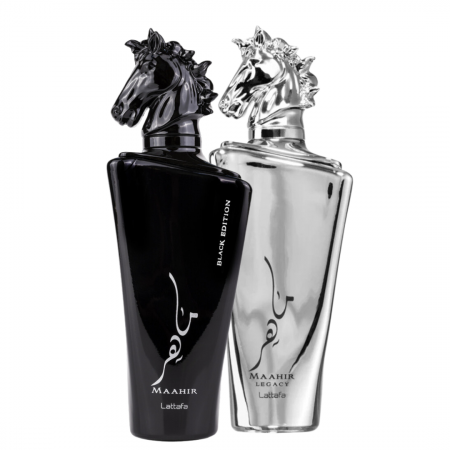 Seturi Parfumuri - Pachet 2 parfumuri: Maahir Black 100ml + Maahir Legacy 100ml