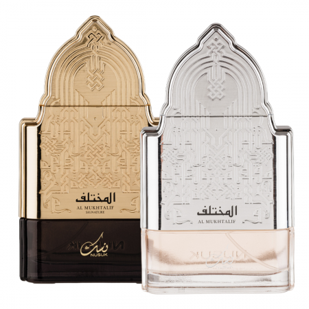 Seturi Parfumuri - Pachet 2 parfumuri unisex, extract de parfum: Al Mukhtalif 100ml + Al Mukhtalif Signature 100ml