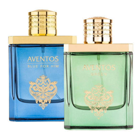 Seturi Parfumuri - Pachet 2 parfumuri barbati: Aventos Blue for Him 100ml + Aventos Green 100ml