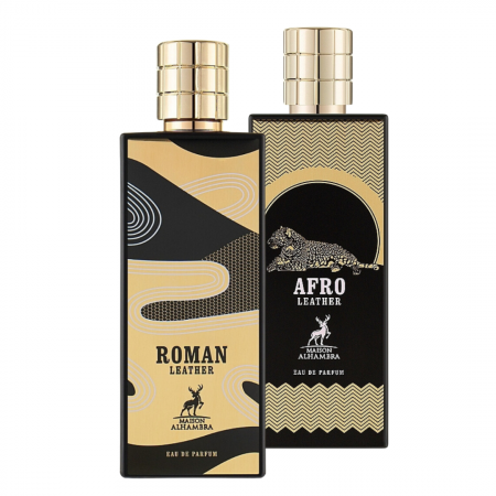 Pachete FEMEI - Pachet 2 parfumuri: Roman Leather 80ml + Afro Leather 80ml